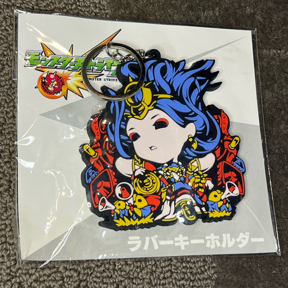 *6 for $10!*Monster Strike Large Rubber Keychain Himiko (Transcension:Kai) Chibi
